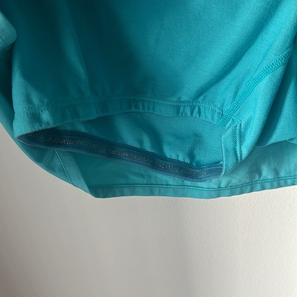 Lululemon aqua skirt with built-in shorts - Picture 3 of 4
